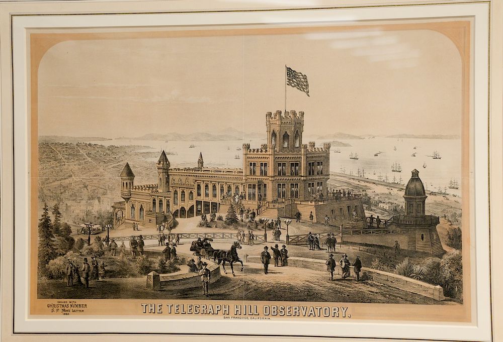 Appraisal: Early scenic lithograph The Telegraph Hill Observatory San Francisco California