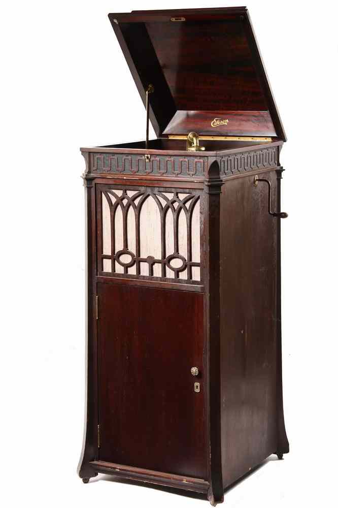 Appraisal: FLOOR MODEL EDISON PHONOGRAPH - Edison Deluxe Mahogany Cased Phonograph