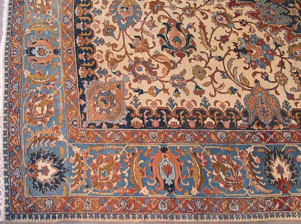 Appraisal: A Tabriz carpet size approximately ft x ft in