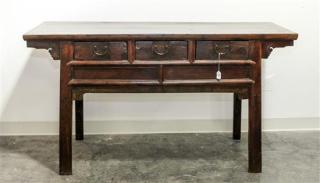 Appraisal: A Chinese Altar Coffer Table Height x width x depth