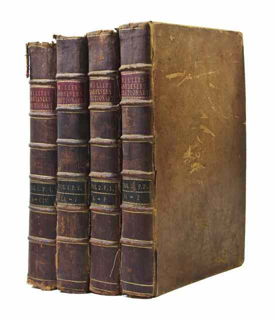 Appraisal: BOTANY ENGLISH MILLER PHILIP The Gardener's and Botanist's Dictionary Containing