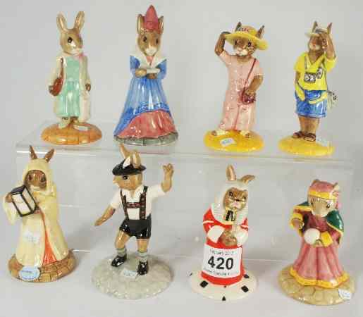 Appraisal: A collection of Royal Doulton Bunnykins Figures to include Judge