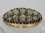 Appraisal: A late th century carat gold and diamond ring the