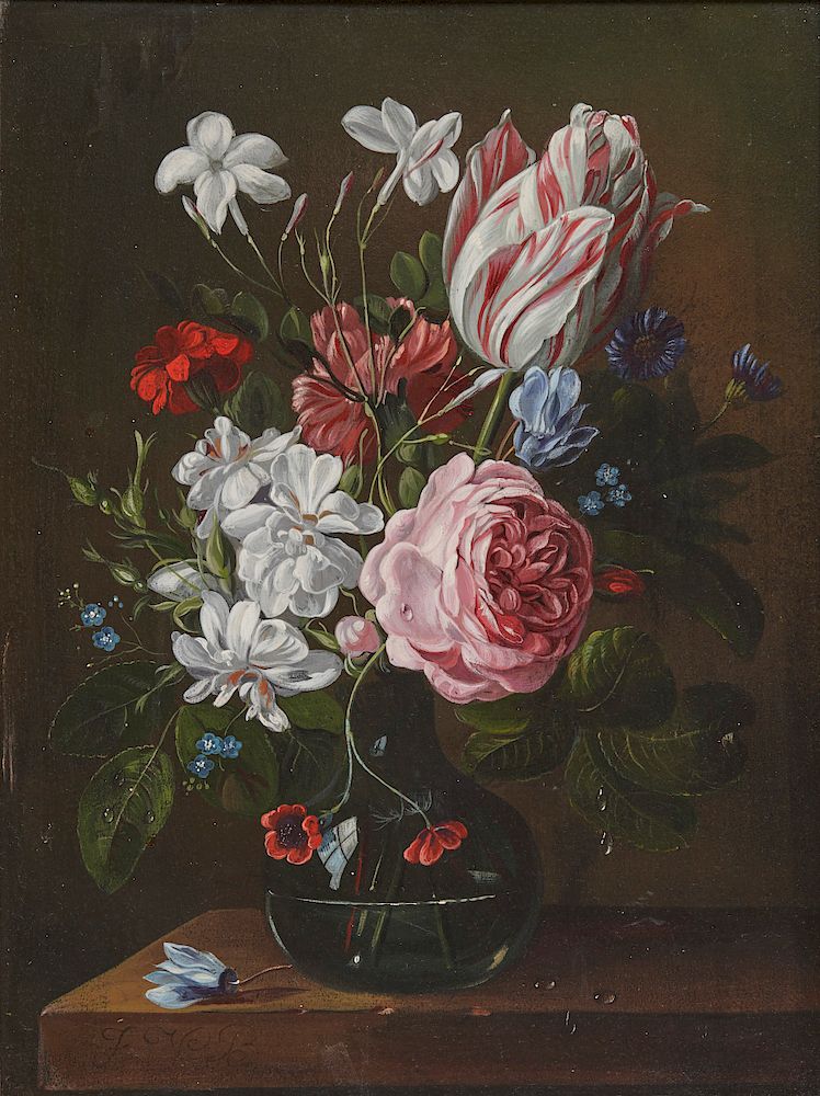 Appraisal: DUTCH SCHOOL th century Floral Still Life DUTCH SCHOOL th