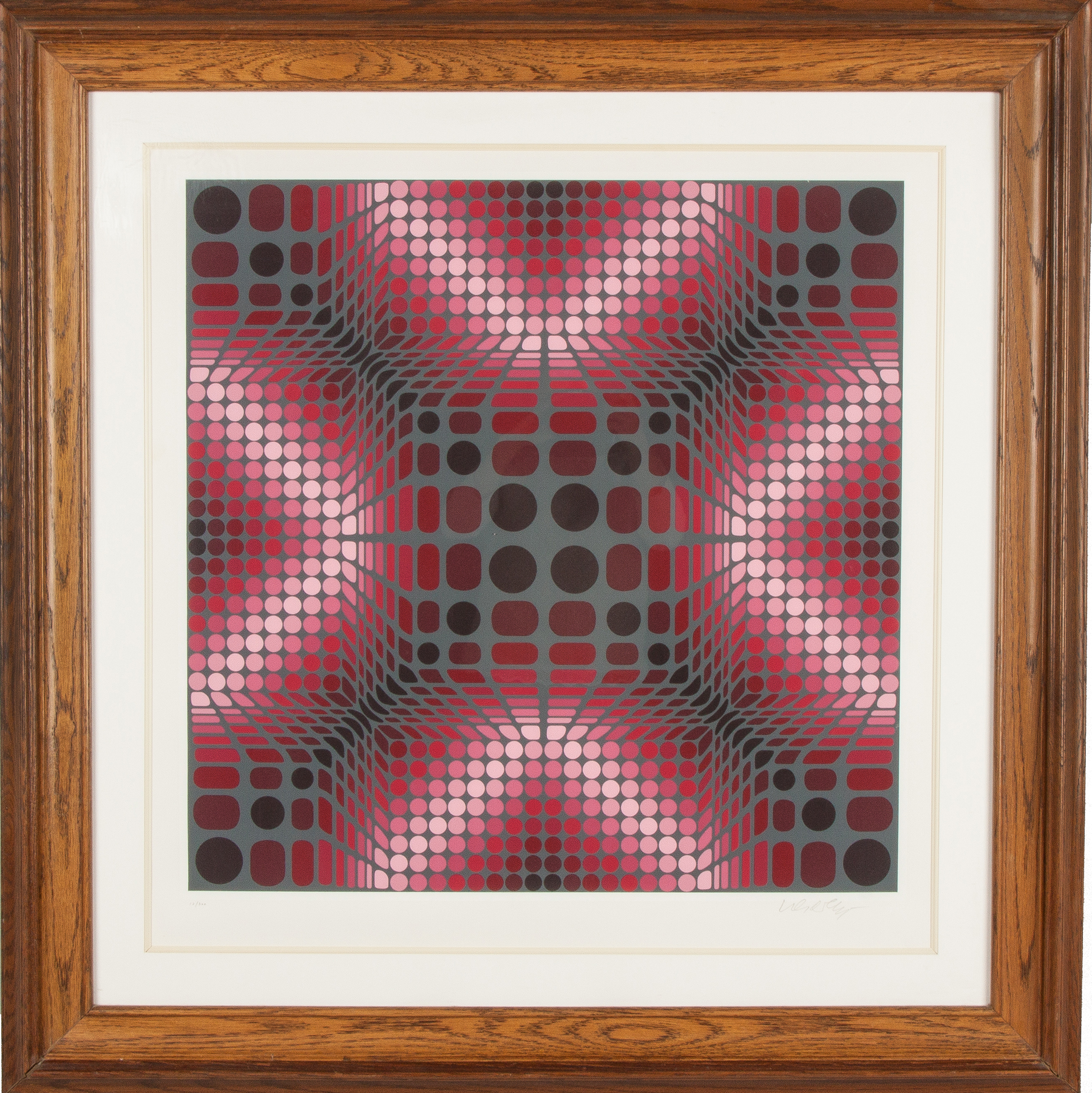 Appraisal: Victor Vasarely Hungarian French - Boulouss Sgn in pencil lower