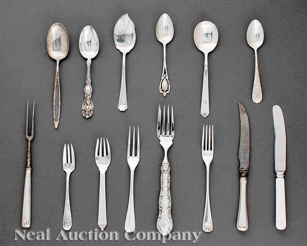 Appraisal: A Miscellaneous Group of American Sterling Silver Flatware various patterns