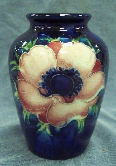 Appraisal: An Anemone pattern baluster shaped vase cm high marks impressed