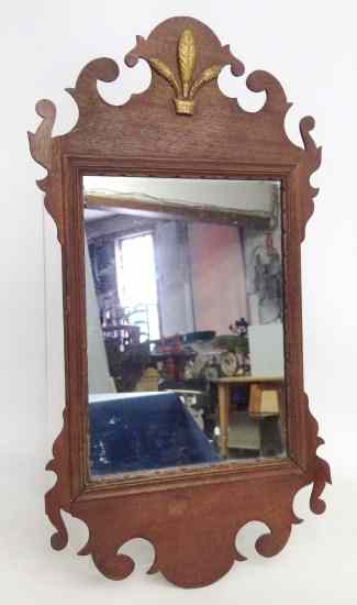 Appraisal: th c Chippendale mirror with applied decoration '' x ''