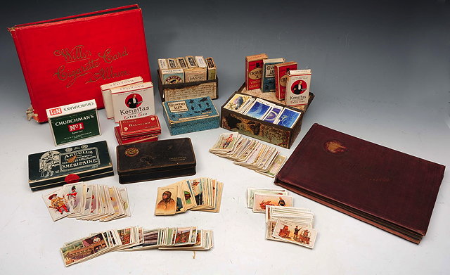 Appraisal: A LARGE COLLECTION OF CIGARETTE CARDS in original packaging and