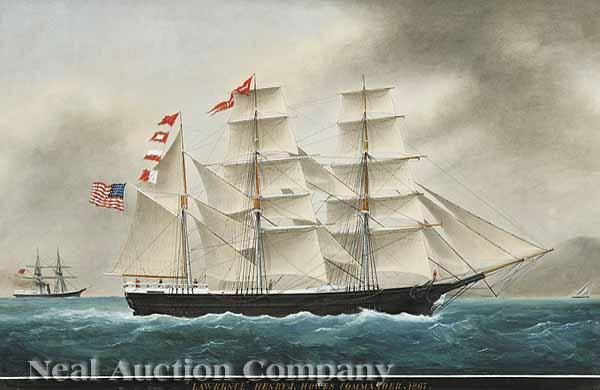 Appraisal: Joseph Loy Italian fl - Lawrence Henry J Howes Commander