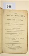 Appraisal: CONSTITUTIONS The Constitutions of the Sixteen States which Compose the