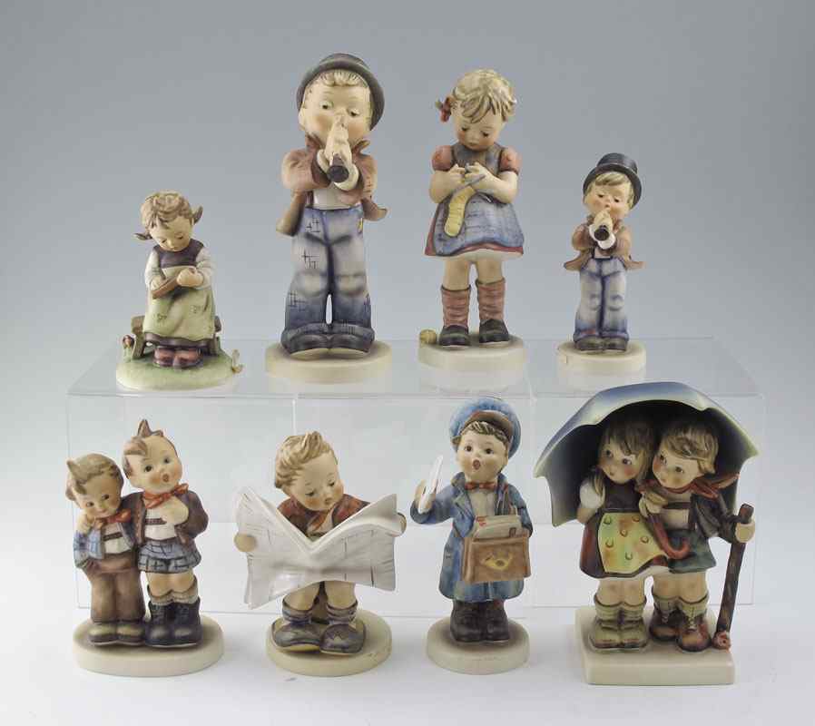 Appraisal: ESTATE LOT OF HUMMEL FIGURINES To include BUSY STUDENT TMK