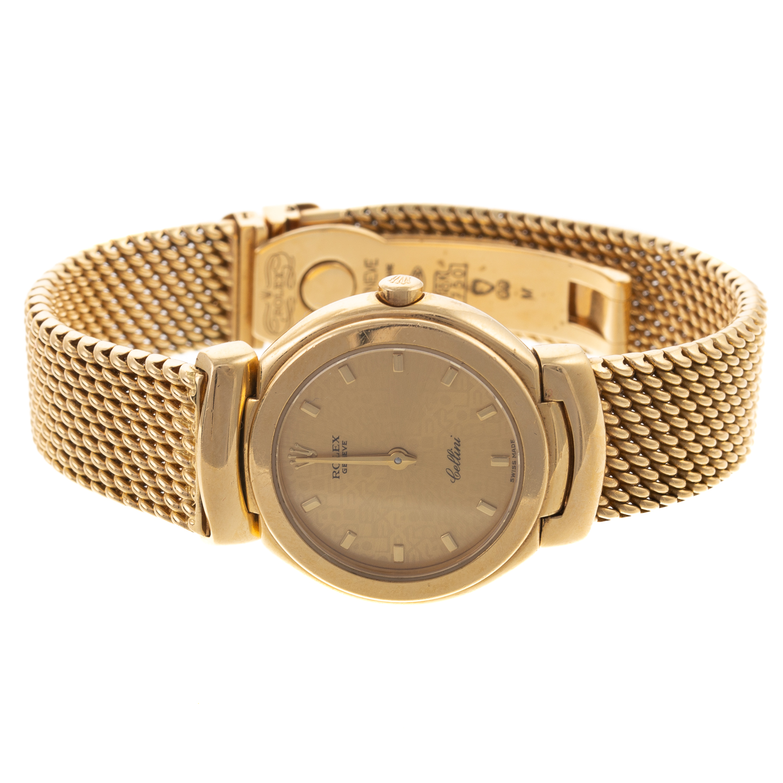 Appraisal: A ROLEX CELLINI WRIST WATCH IN K YELLOW GOLD K