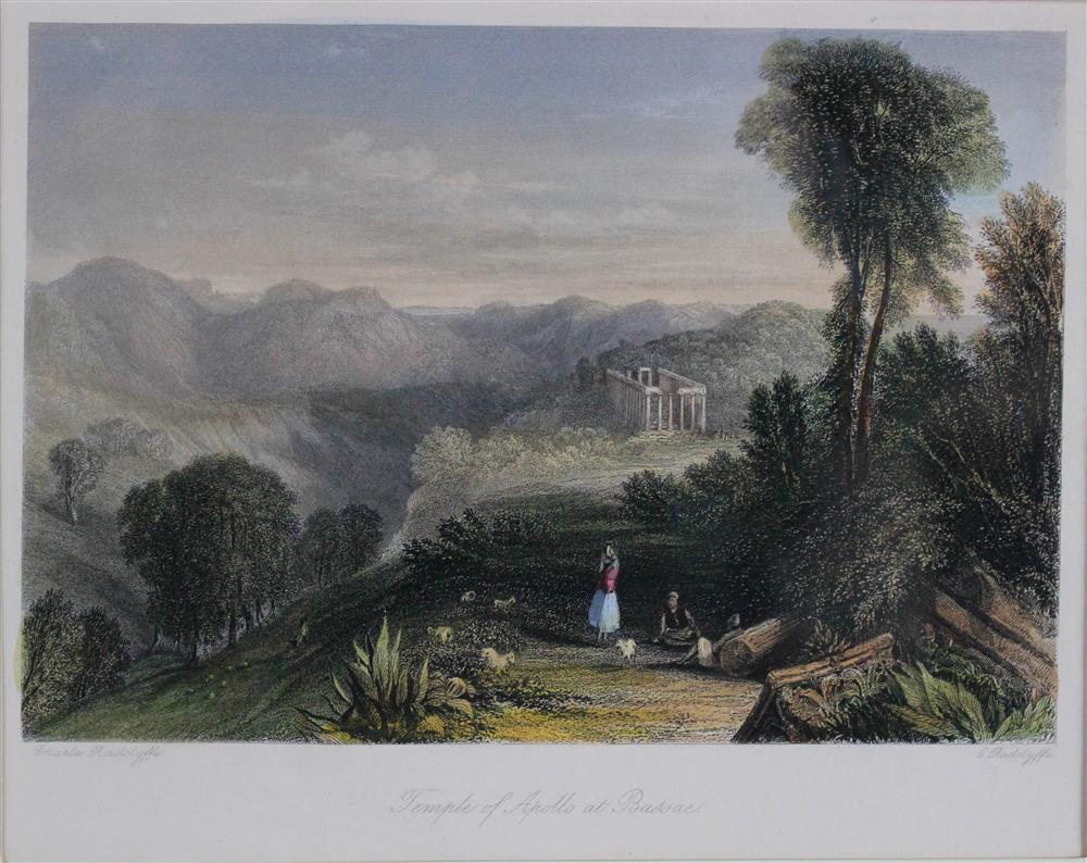 Appraisal: CHARLES RADCLIFFE AMERICAN - TEMPLE OF APOLLO AT BASSAE along