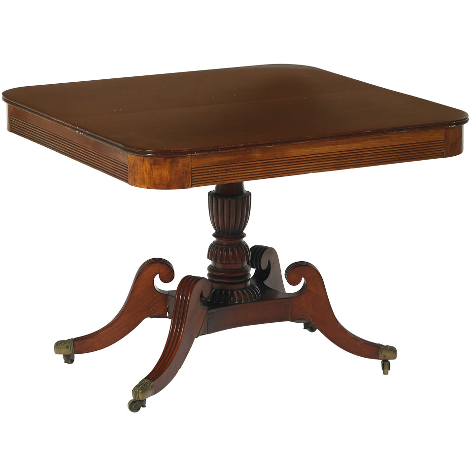 Appraisal: Antique Mahogany Pedestal Table in the George III manner th