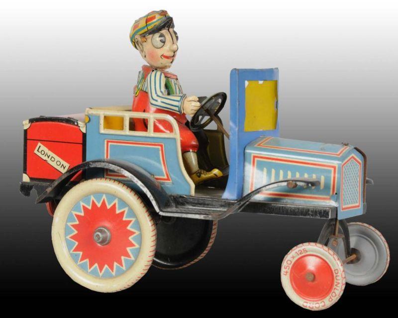 Appraisal: German Tin Wind-Up Whoopie Car Toy Description Working Car is