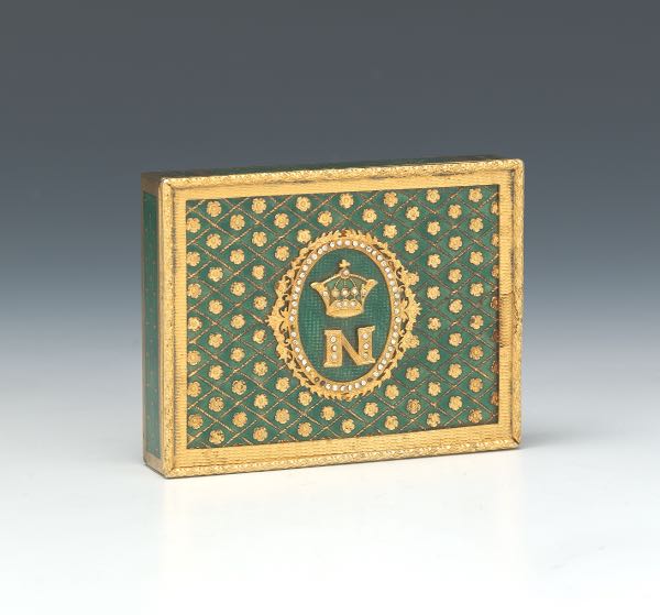 Appraisal: ITALIAN ORMOLU AND GUILLOCHE ENAMEL PRESENTATION BOX x x Rectangular