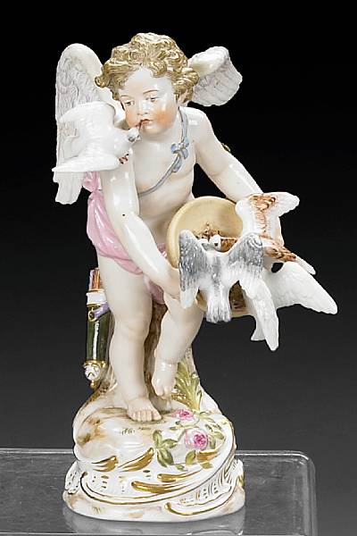 Appraisal: A Meissen porcelain figure of Cupid late th early th