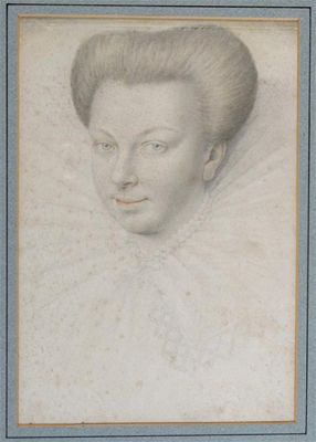 Appraisal: Manner of Daniel Dumoustier Portrait of a lady in a