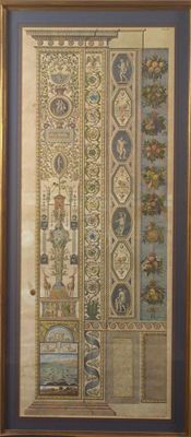 Appraisal: AFTER JOANN OTTAVIANI Four th Italian hand-coloured engravings after designs