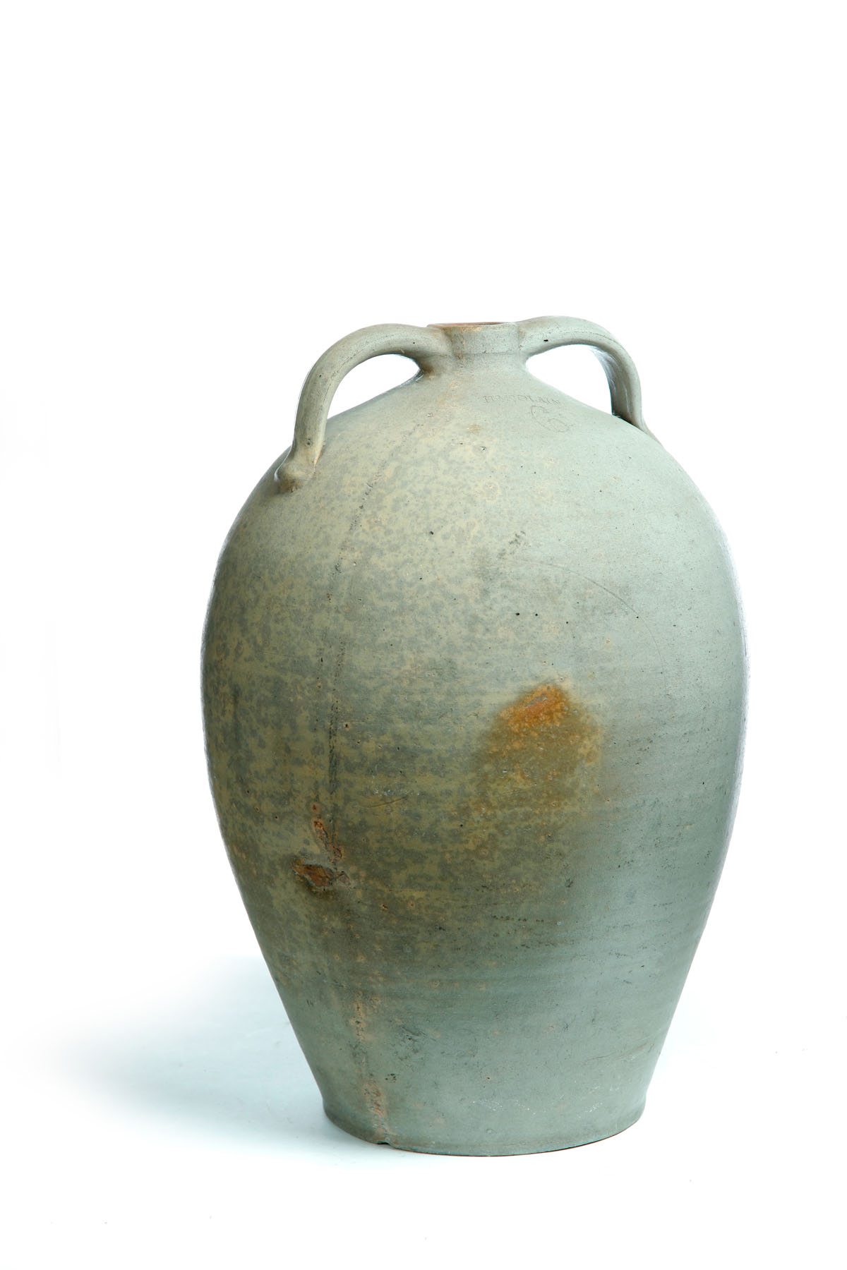 Appraisal: LARGE STONEWARE JUG Marked for H McClain probably Ohio th