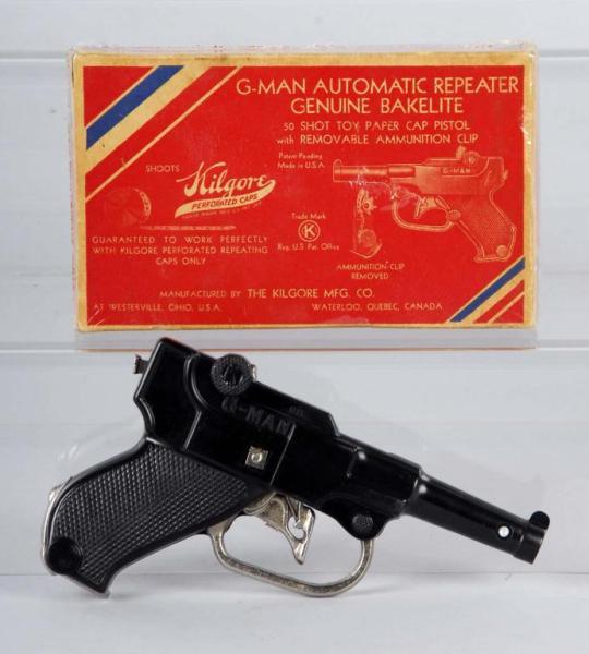 Appraisal: Cast Iron Kilgore G-Man Cap Gun Description Has the cast