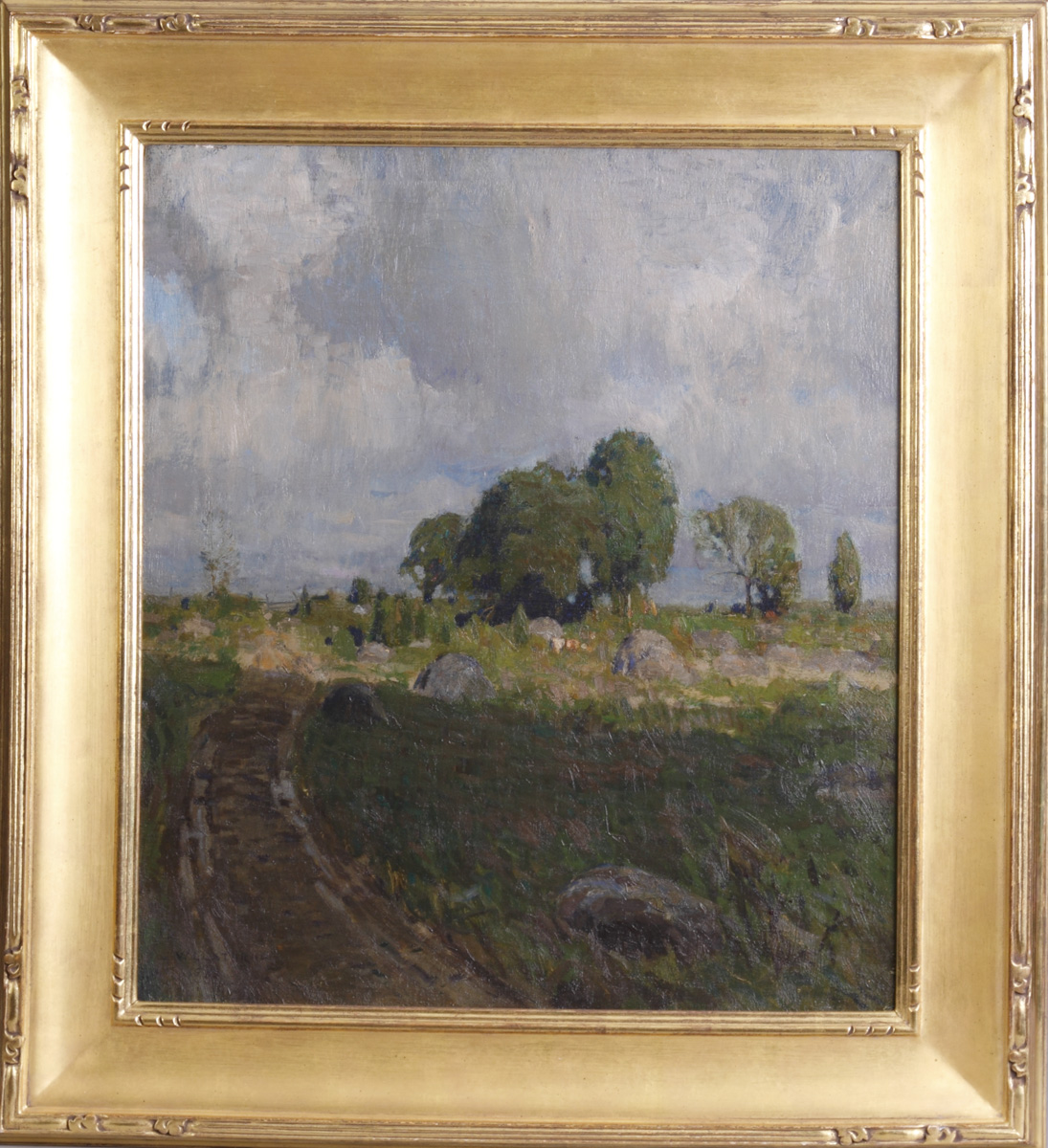 Appraisal: William Langson Lathrop - Approaching Storm Sgn W L Lathrop