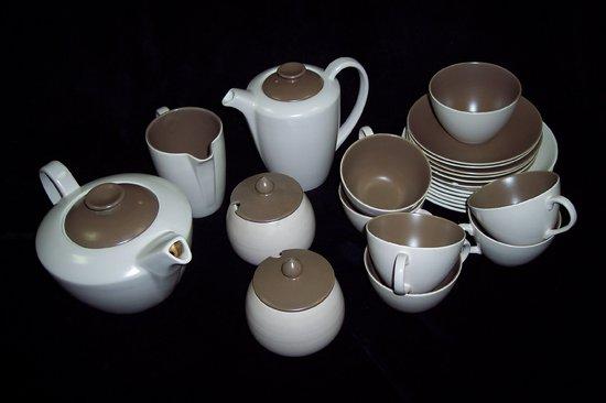 Appraisal: A Poole pottery tea service of twenty eight pieces decorated