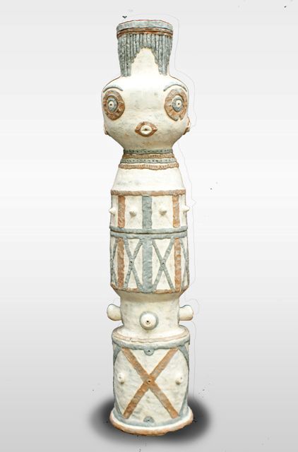 Appraisal: Barbara Tribe - In the Dreaming Aborigine terracotta height cm