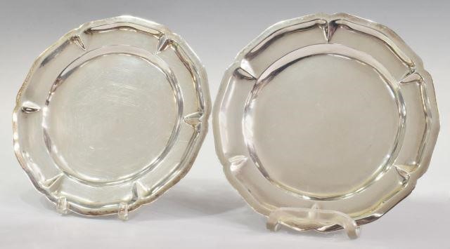 Appraisal: lot of Sterling silver plates Sanborns Mexico mid th c