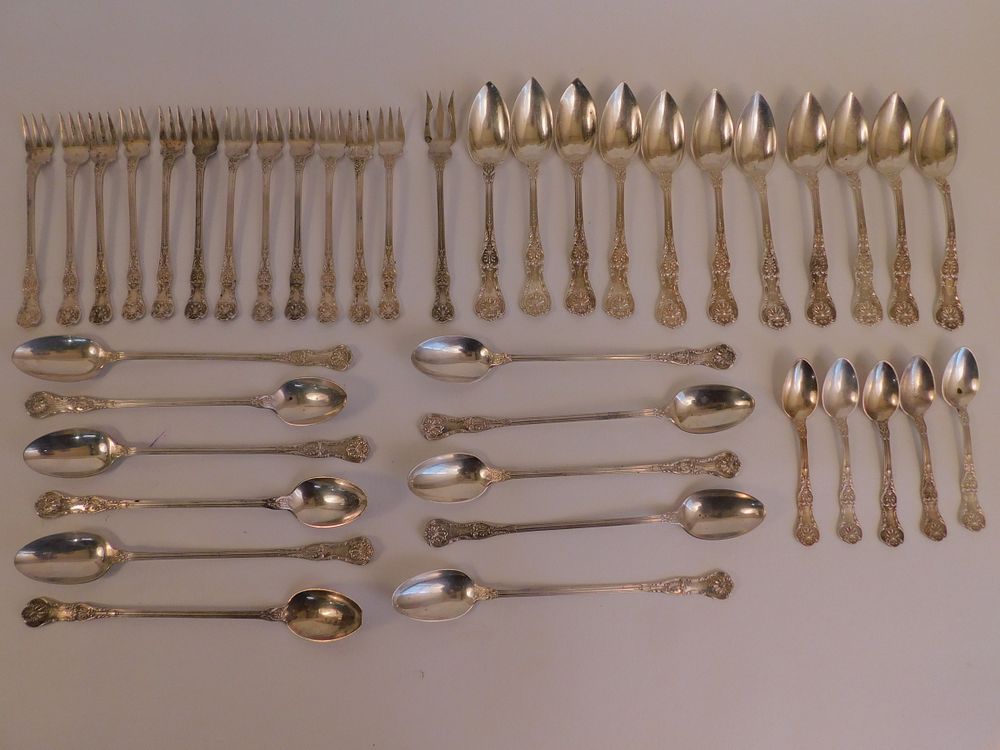 Appraisal: PCS GORHAM KING GEORGE STERLING FLATWARE Lot of pieces of