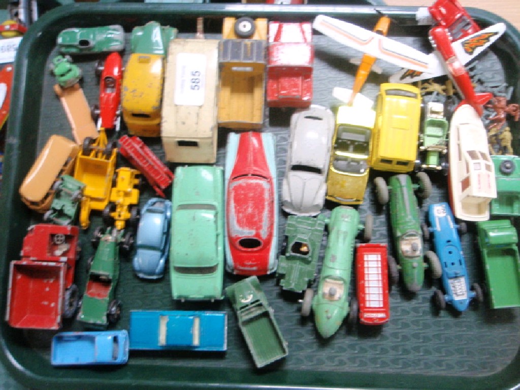 Appraisal: Dinky and Matchbox die cast models all play worn and