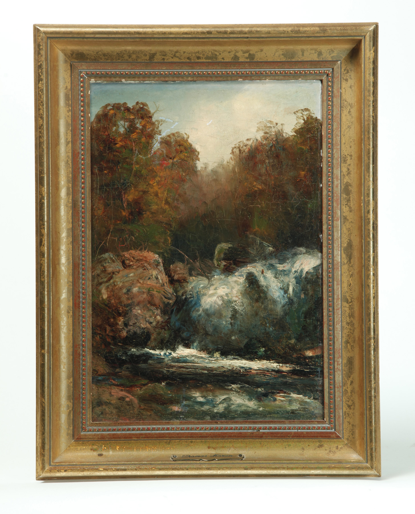 Appraisal: LANDSCAPE IN THE MANNER OF THOMAS MORAN AMERICAN - Oil