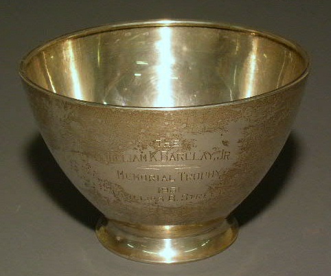 Appraisal: Sterling silver trophy bowl by Preisner with inscription h x