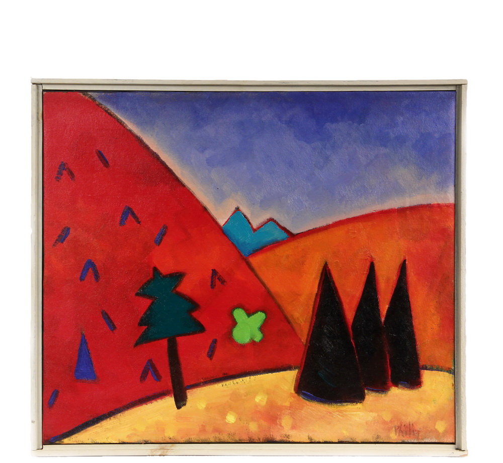 Appraisal: PHILIP BARTER ME - - Mount Bigelow oil on canvas