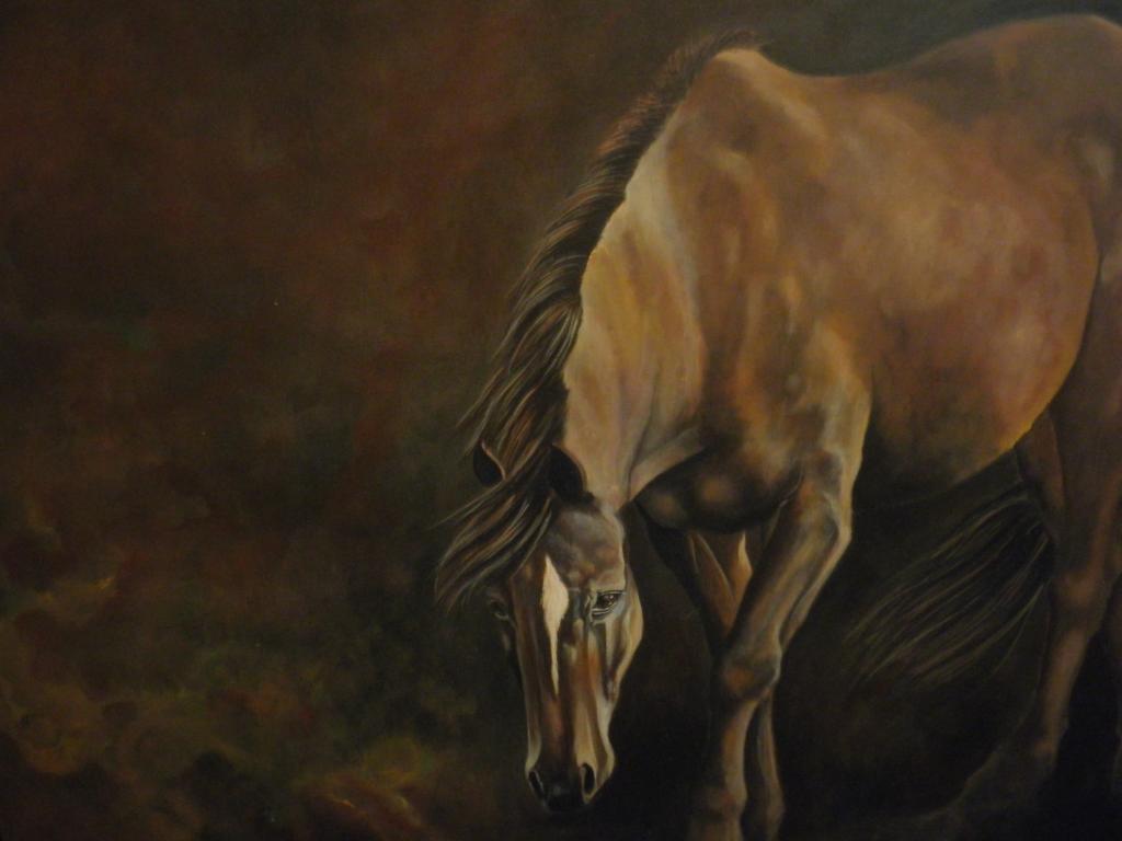 Appraisal: Dean Thiele thC Chestnut HorseSigned and dated cm x cm