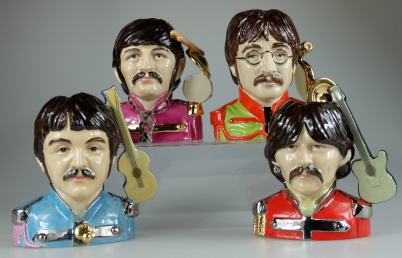 Appraisal: A set of Kevin Francis character jugs The Beatles in