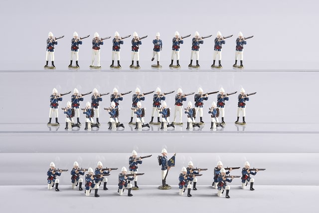 Appraisal: A similar lot of metal figures representing French Infantry Indo-China