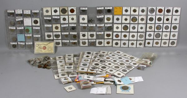 Appraisal: Large group of assorted world coins in sleeves and envelopes