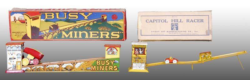 Appraisal: Lot of Tin American Toys with Original Boxes Description ''