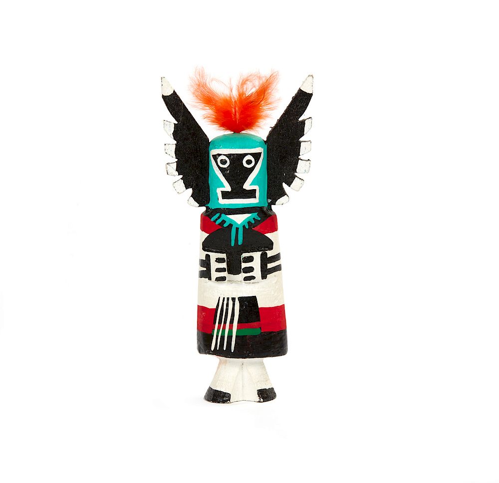 Appraisal: Rt Crow Mother Kachina Angwusnasomtaka by George Pooley Rt Crow