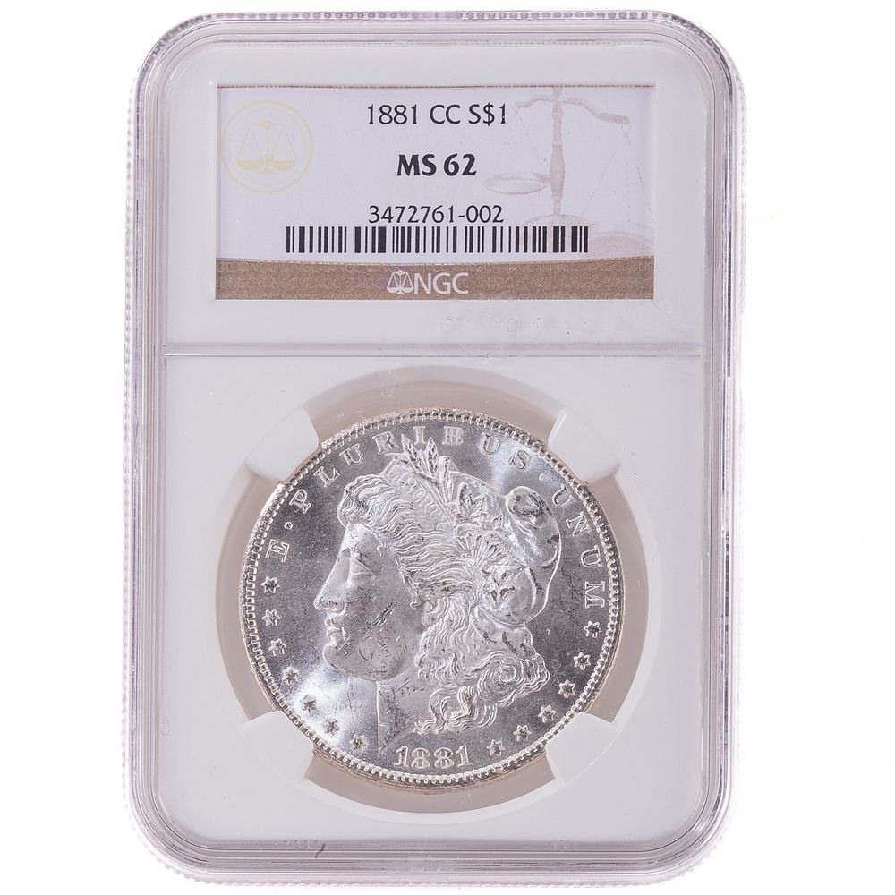 Appraisal: -CC Morgan Dollar NGC MS- -CC Morgan Dollar NGC MS-