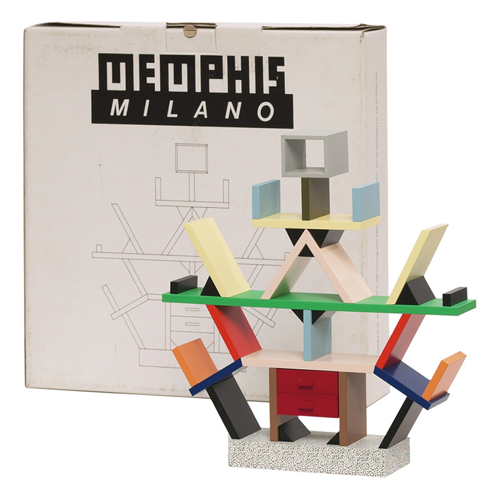 Appraisal: Ettore Sottsass Carlton scale model by Memphis Italy limited edition