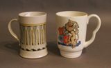 Appraisal: A Doulton Burslem Hardy shape mug painted with a coat