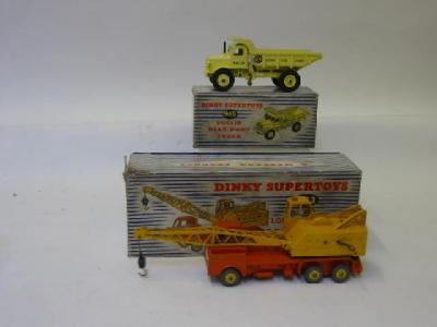 Appraisal: Euclid Rear dump Truck ton Lorry Mounted Crane boxed G