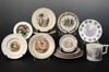 Appraisal: PCS CHILDREN'S PASTE TRANSFERWARE DISHES MUG - All unmarked unless