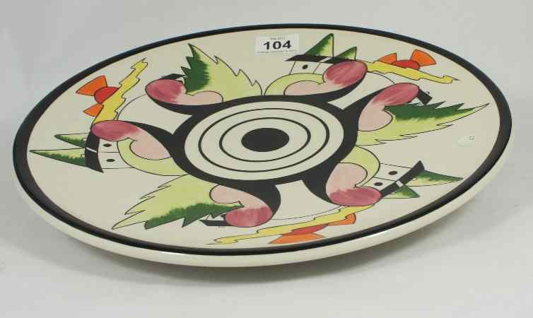 Appraisal: Lorna Bailey Charger decorated in the Hamil Road Design diameter