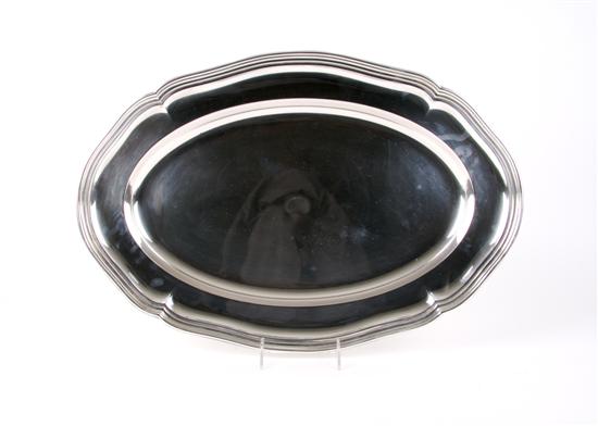 Appraisal: A German Silver Tray Wilkensen Length inches