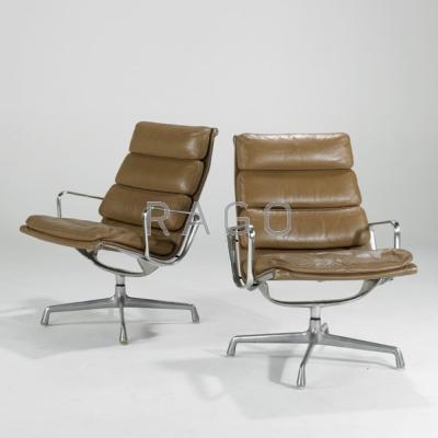 Appraisal: CHARLES AND RAY EAMES HERMAN MILLER Pair of Soft Pad