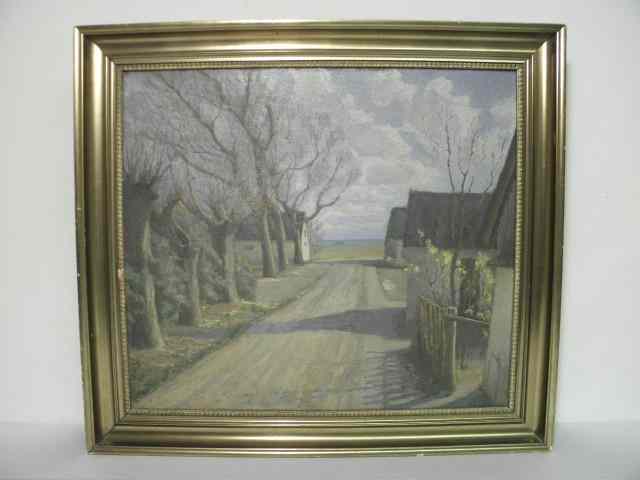 Appraisal: Charles Galt American b oil on canvas impressionist painting Depicts